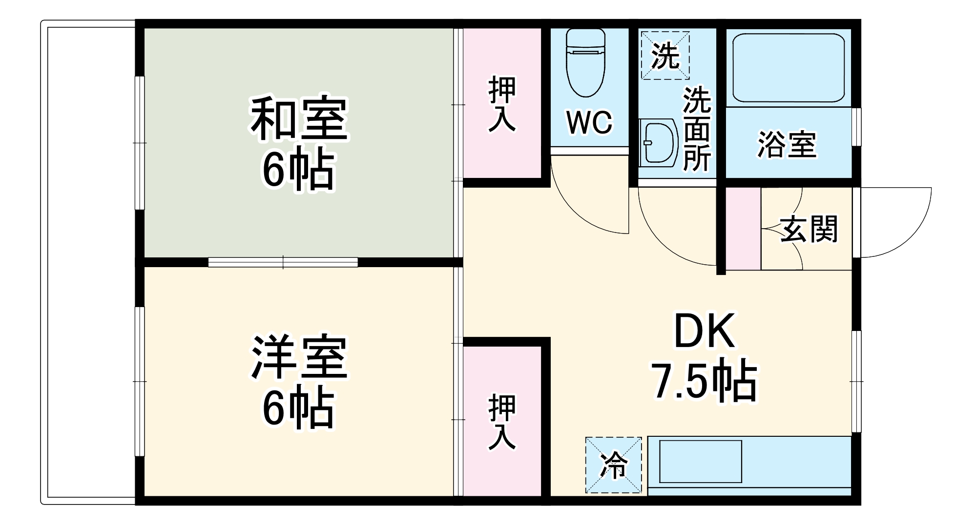 メゾン寿の間取り