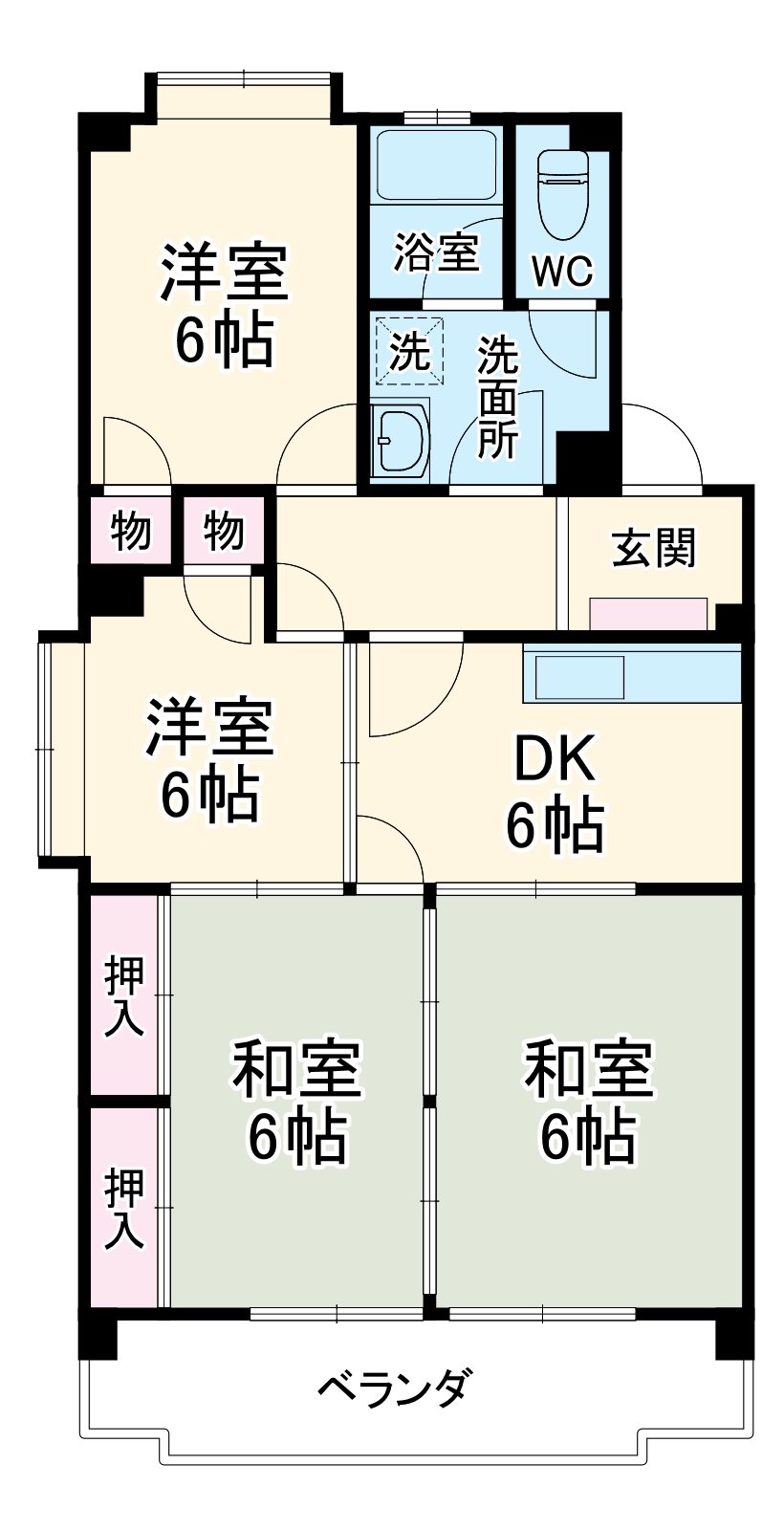 サンファミリア長久手Ⅱの間取り