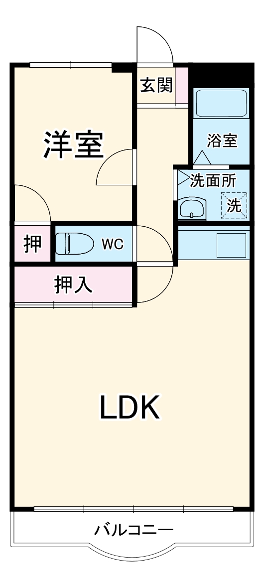 ハイムホワイツの間取り