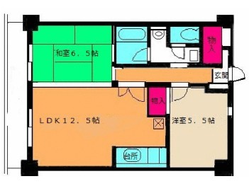 グランデュール峯崎の間取り