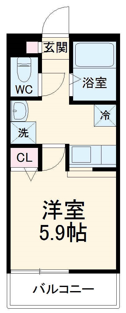 リブリ・プランドール幕張の間取り