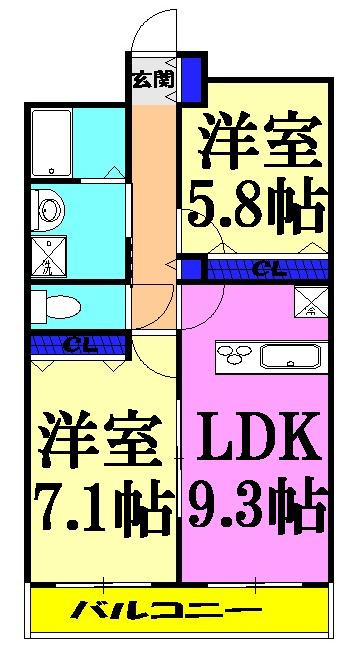 ドルファーズの間取り