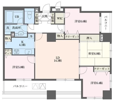 2/3 間取