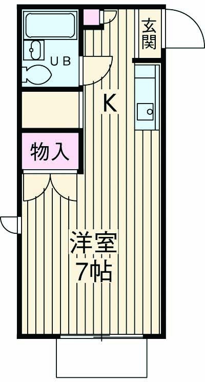 ライブラKの間取り