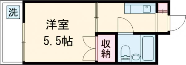 ハイツ杉山の間取り