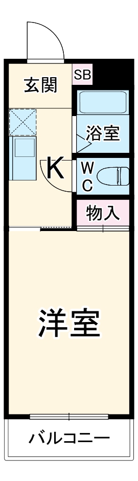 エオリア菖蒲池の間取り