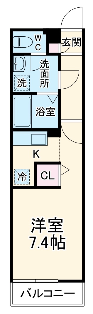 リブリ・MITAの間取り