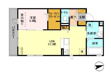 ベイサイドMu∞の間取り