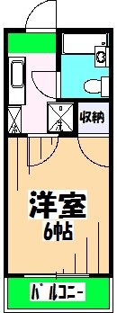 サニーハイムの間取り