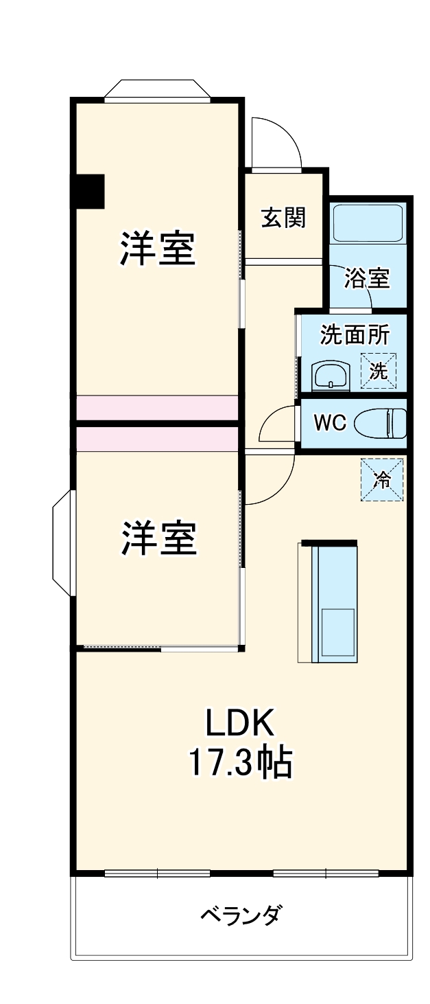 ベルハイツ司の間取り