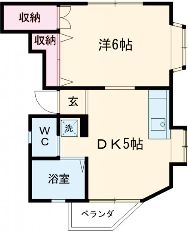 南篠崎町の完工年月(1991年10月)築の賃貸アパートの間取り