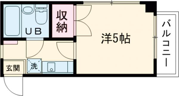 コーポリベールの間取り