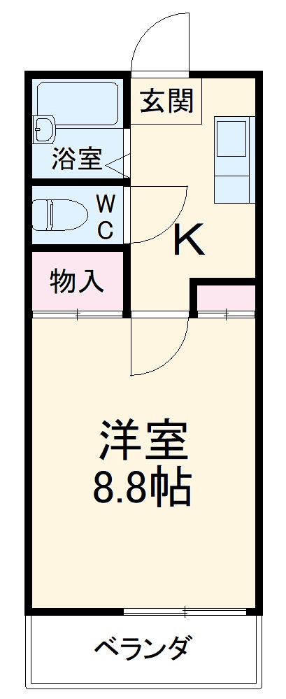 サンハイツ東光の間取り