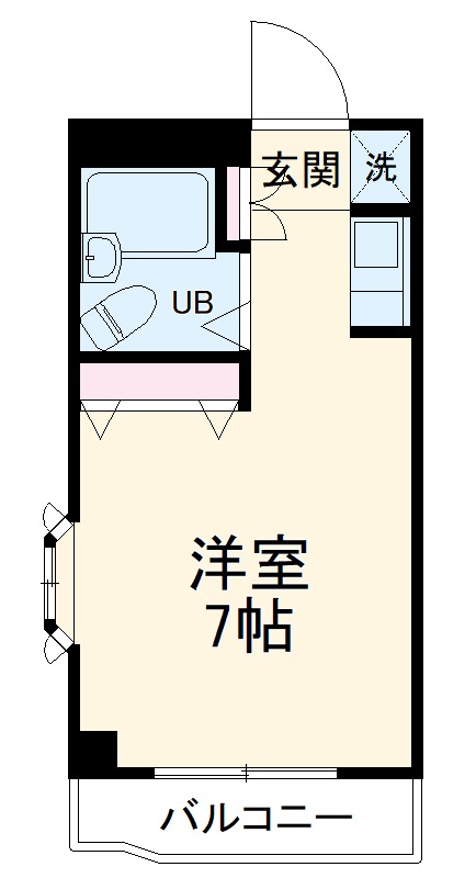 エステート富士見の間取り