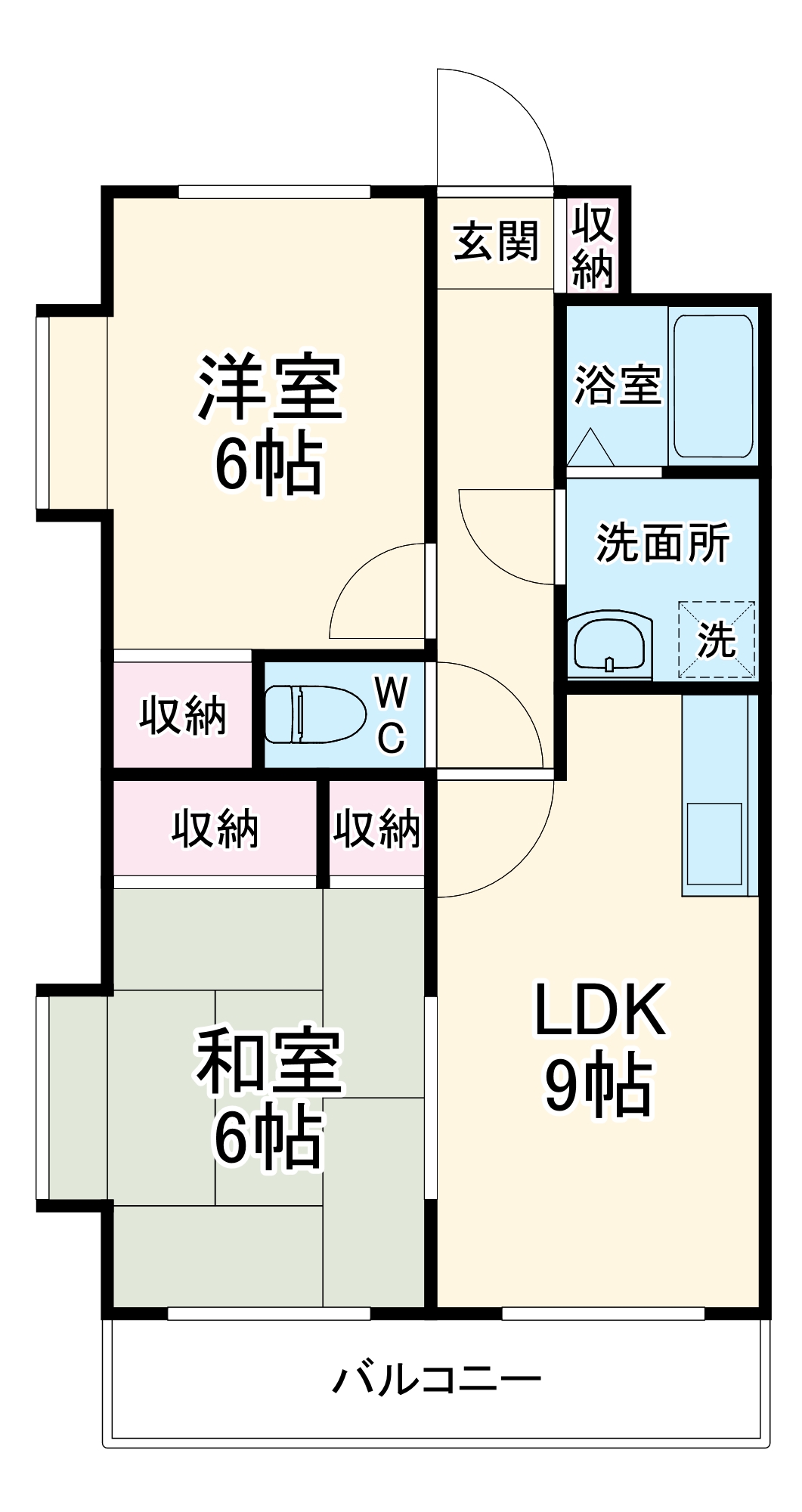 ウインズ今川の間取り