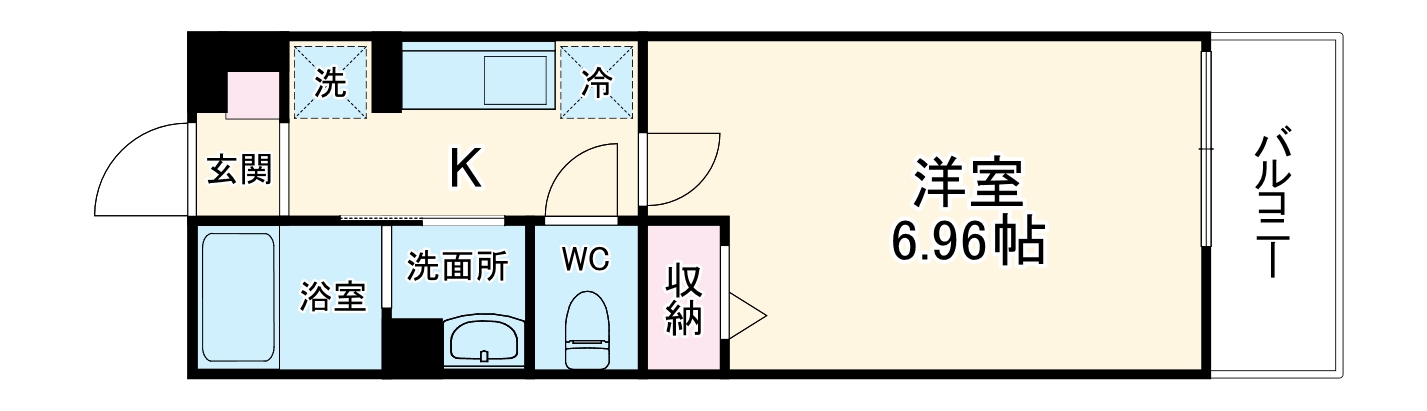 ローズパーク七番館の間取り