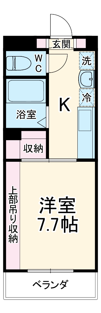 クラージュ湘南の間取り