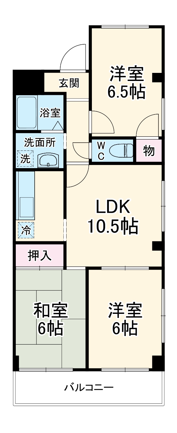 アネックスコトブキの間取り