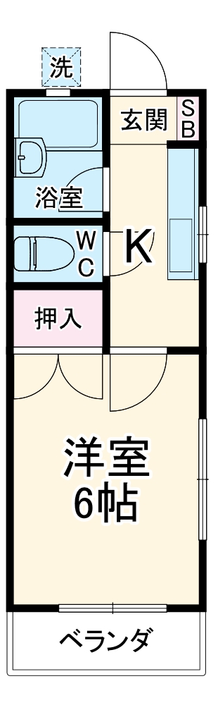 しばさきハイツの間取り