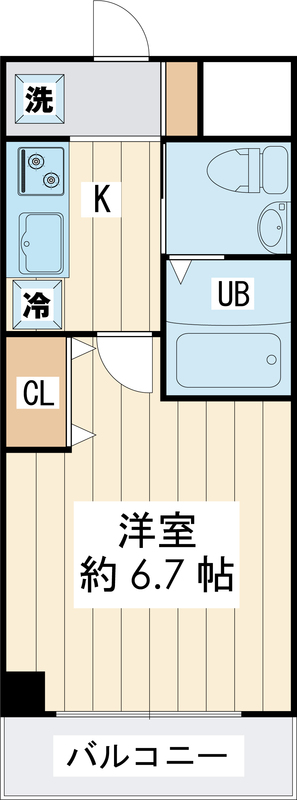 クラリス舞浜の間取り