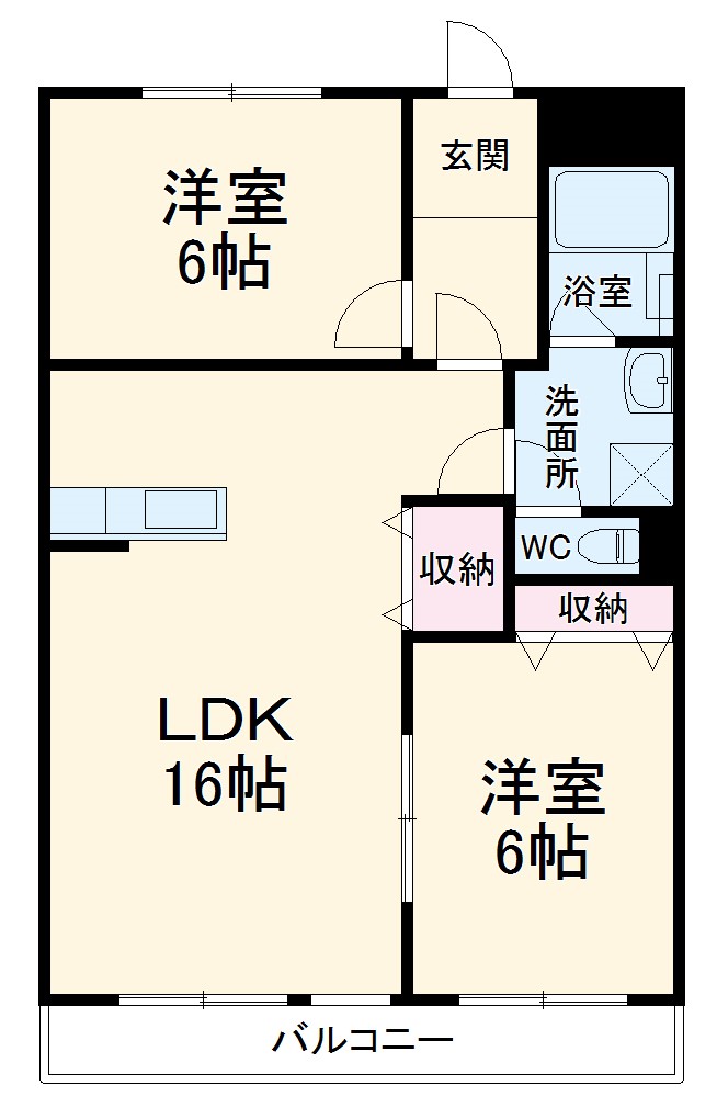 ロイヤルマンション丁田の間取り
