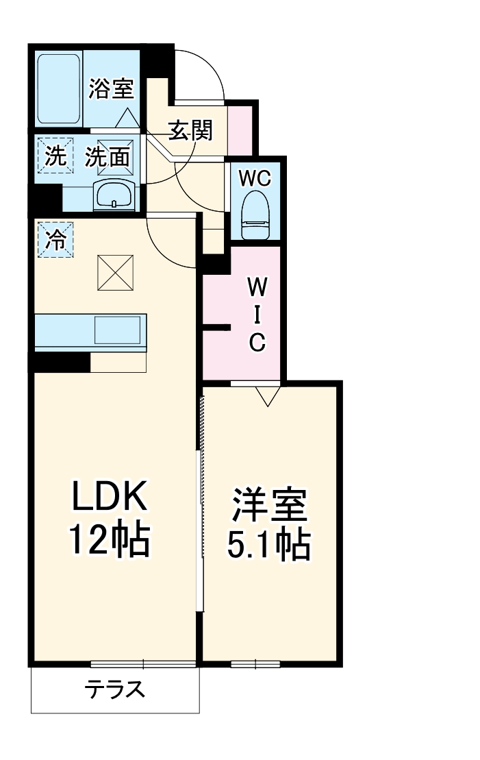 リヴェール舞浜の間取り