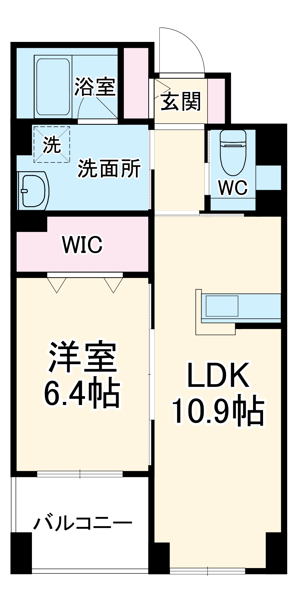 ASMACI MAISON浦安の間取り
