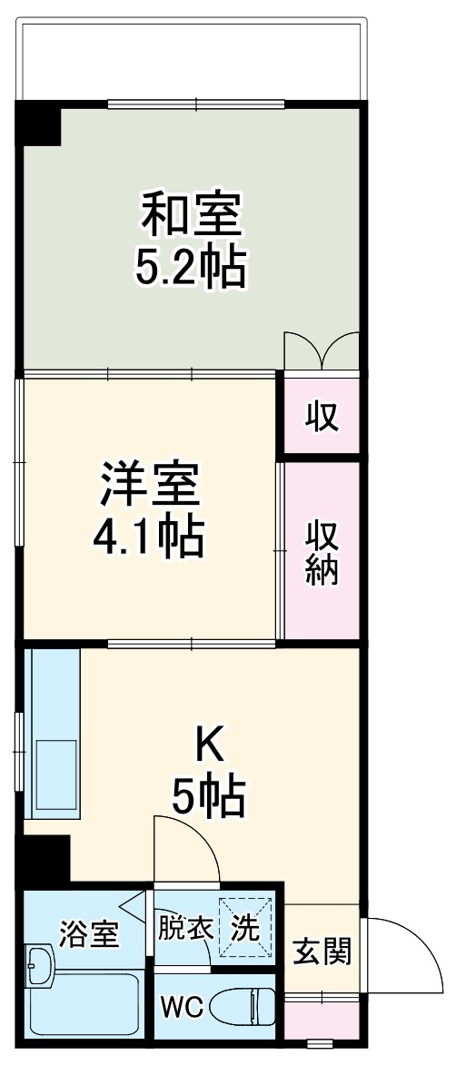 コーポことぶきの間取り