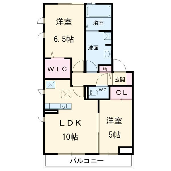 カーサ・ボニータの間取り