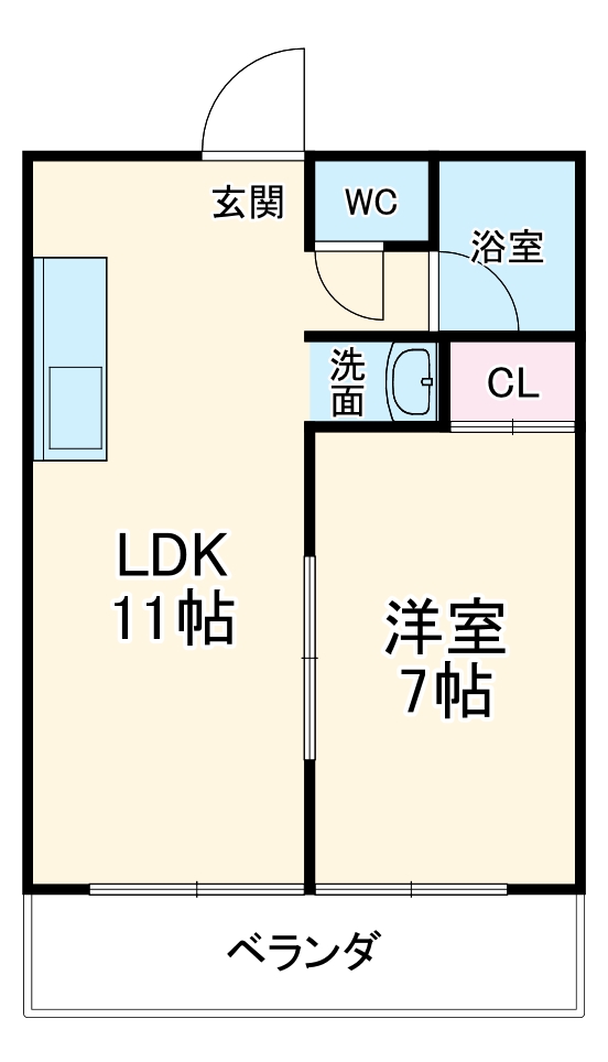 コーポ小池の間取り