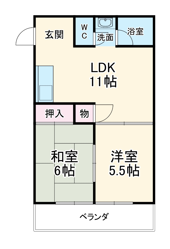 コーポ小池の間取り