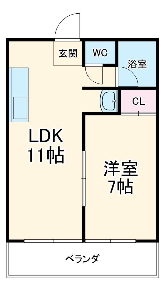コーポ小池の間取り