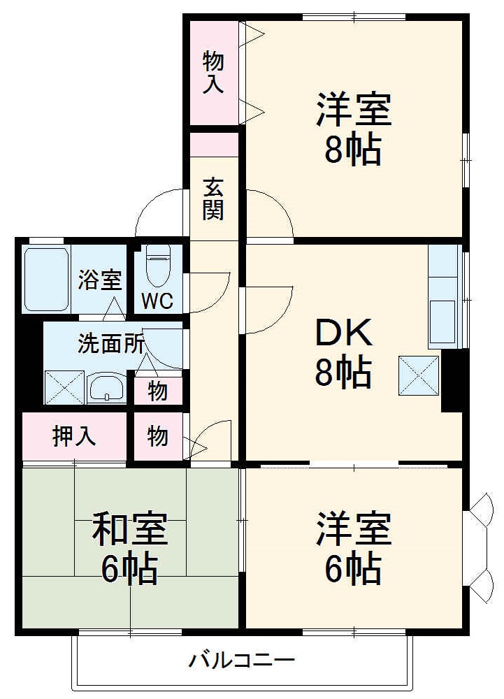 セジュールの間取り