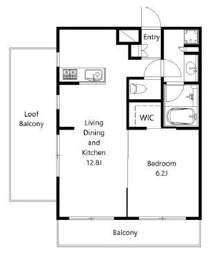 blue palette浦安の間取り