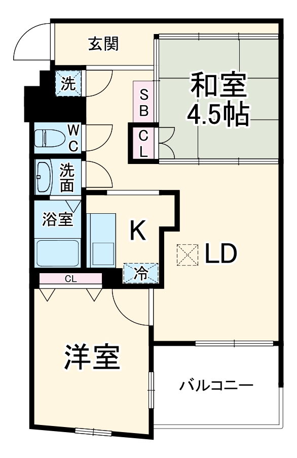 光と海の間取り