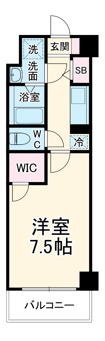プライマル浦安の間取り