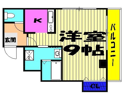 ソレイユ津田沼の間取り