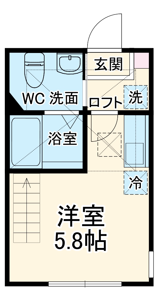 ハーミットクラブハウスYOU神大寺の間取り