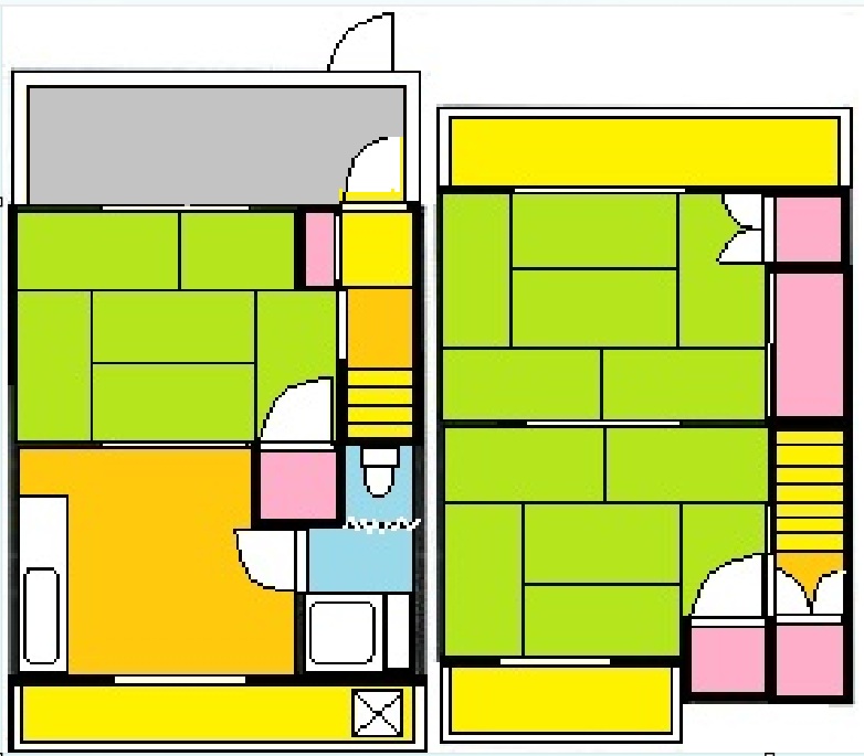 新井三丁目テラスハウスの間取り