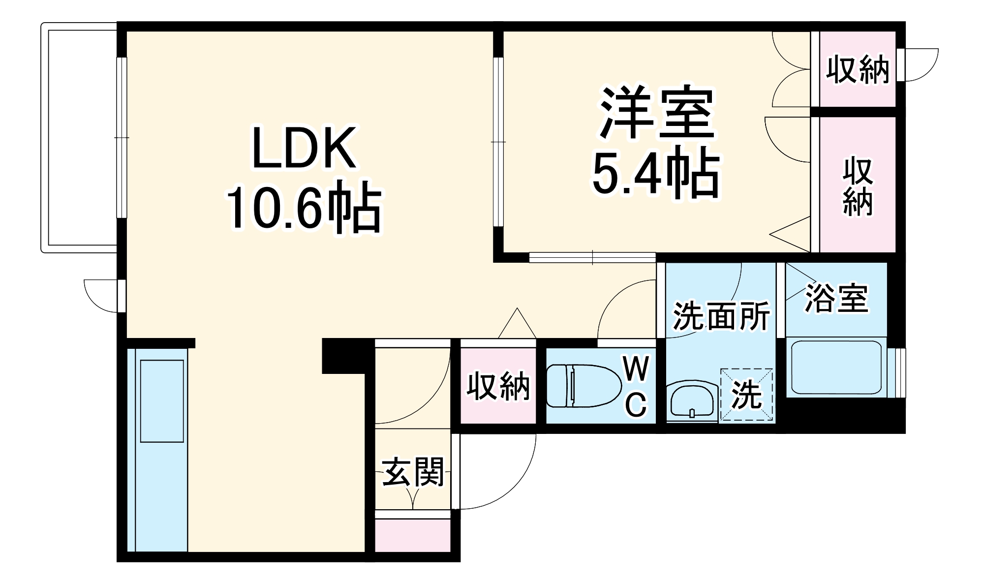 フローラルKの間取り
