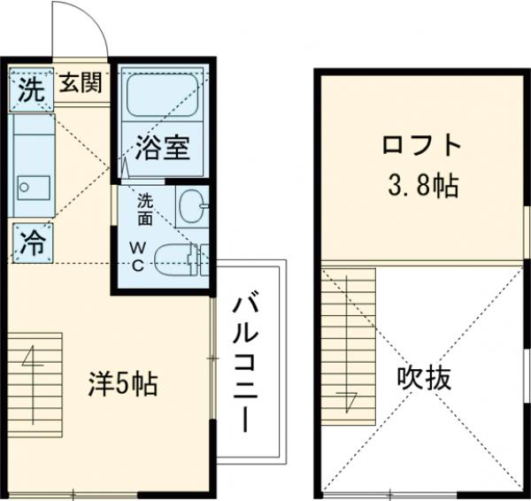 エスト高井戸の間取り