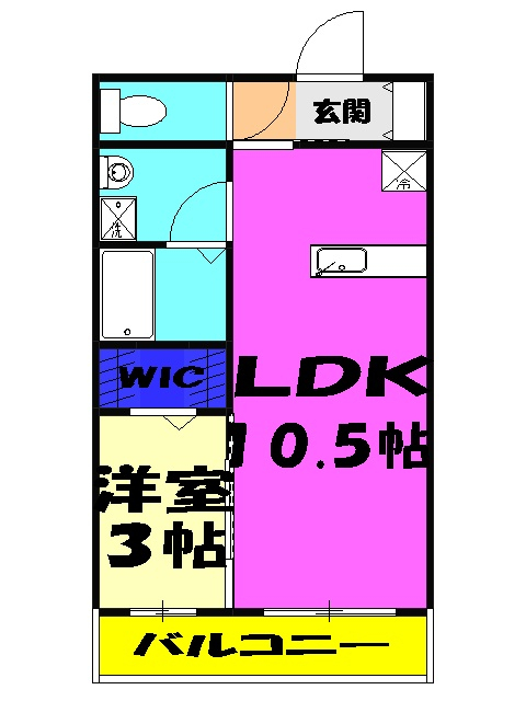 BOSSⅤの間取り