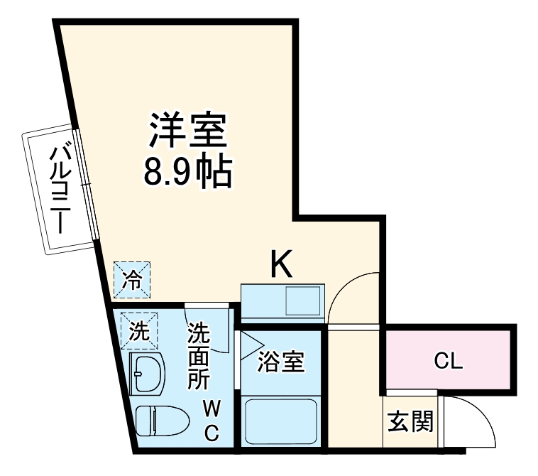 アルトアベニューの間取り