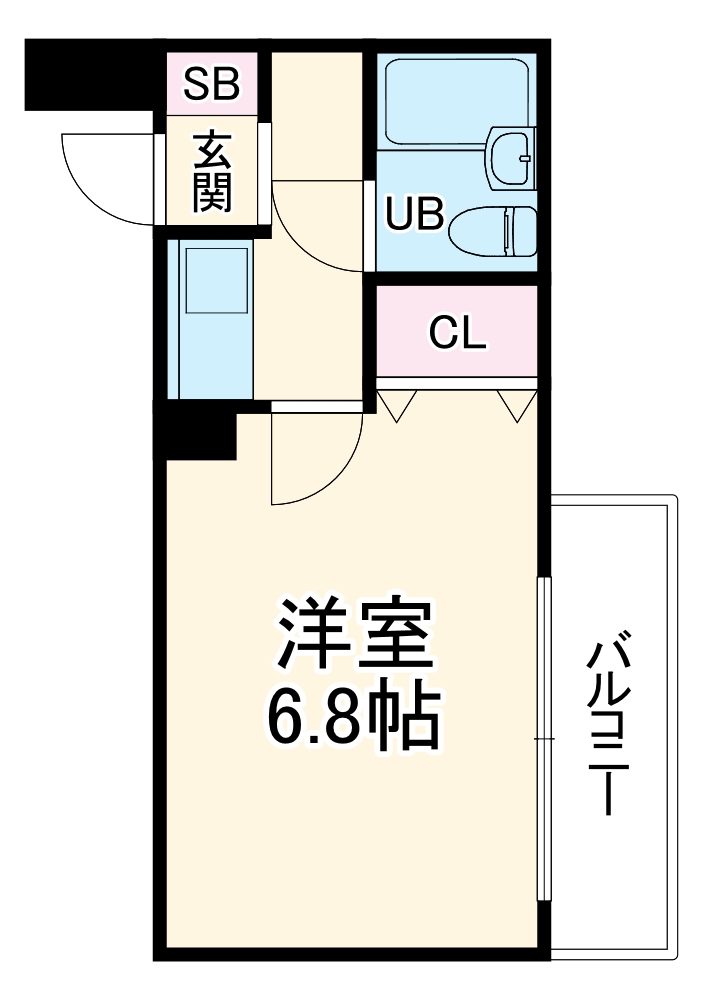 ユーコート浦安の間取り