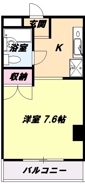 OS・SKYマンションⅡ藤ヶ丘の間取り