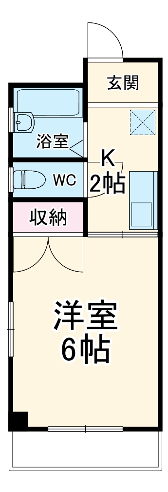 ポートレートの間取り