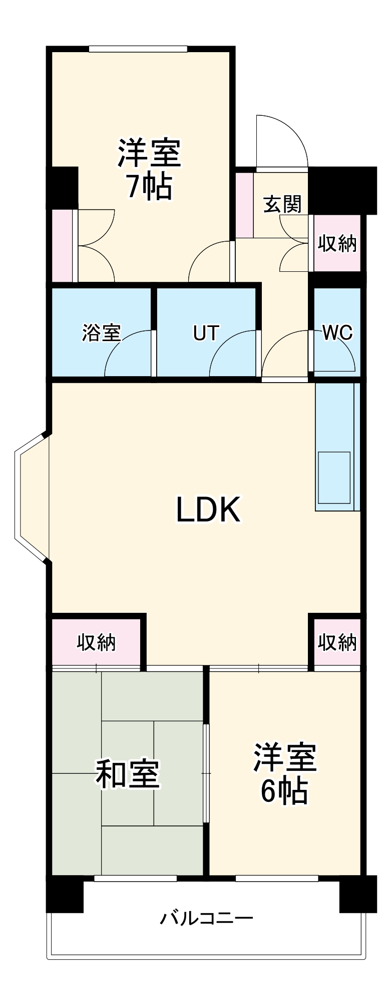 サンヒルズ極楽の間取り