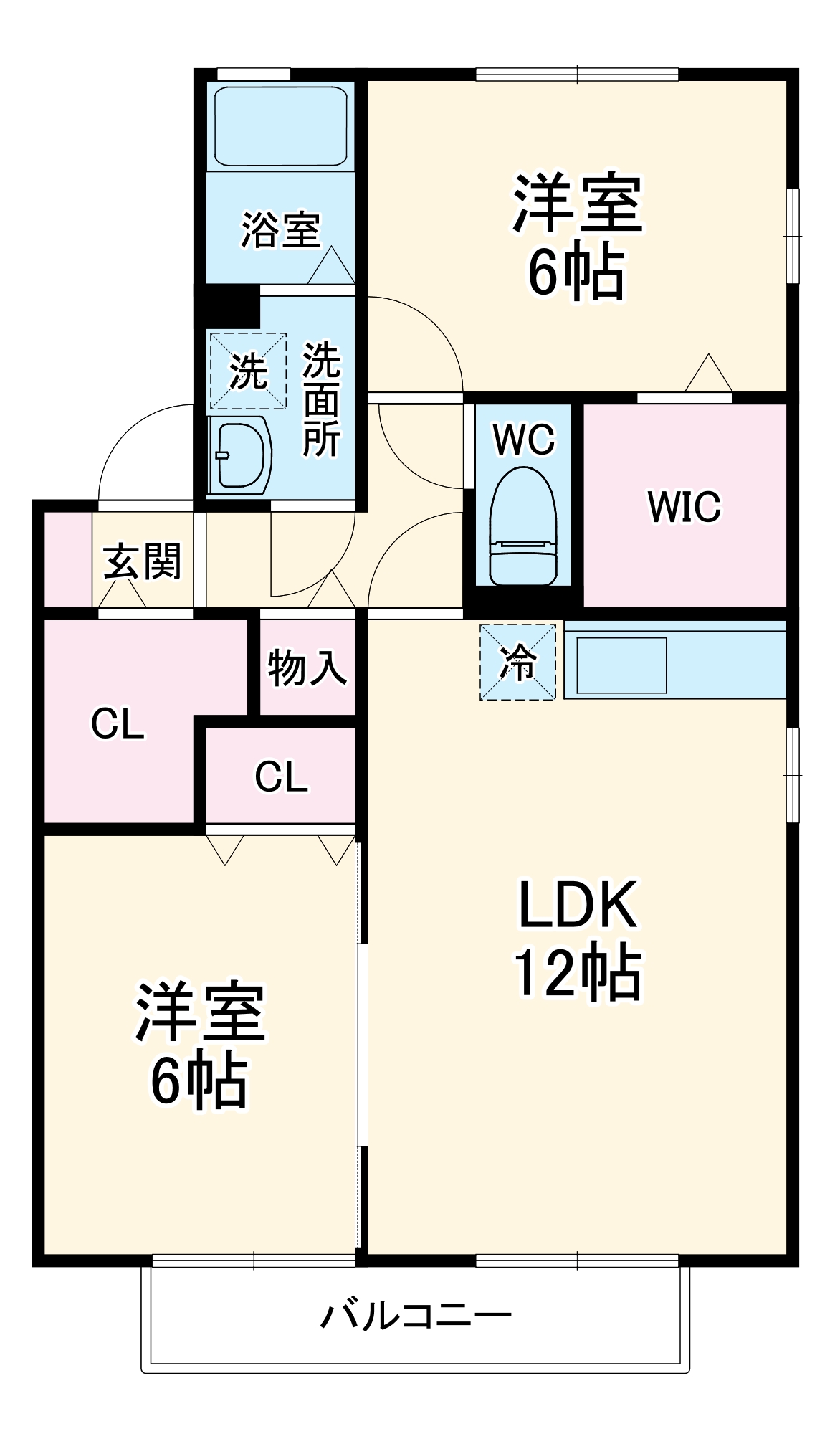 コンフォート湘南Bの間取り
