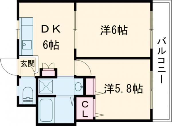 クロート第6の間取り