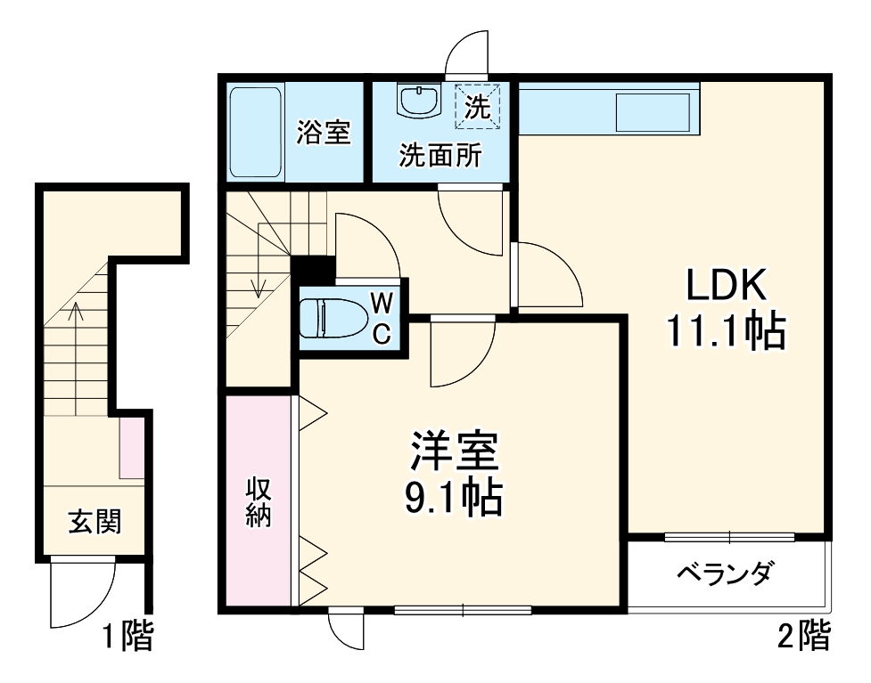 ラティールコートの間取り